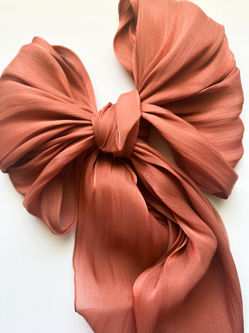 Brick/ Shimmer Silk