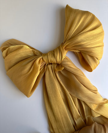 Mustard / Shimmer Silk