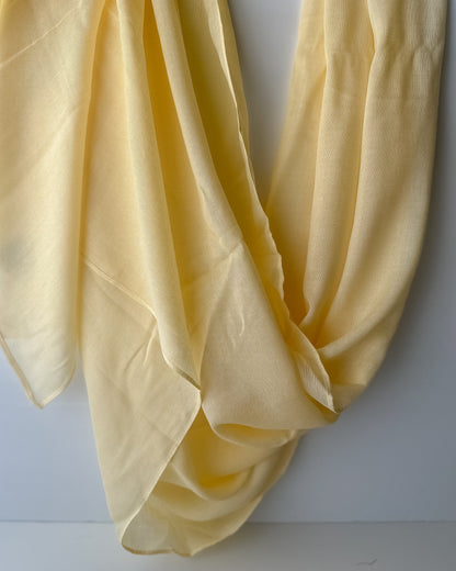 Modal Cotton Hijab in Butter