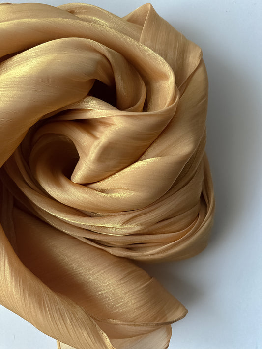 Mustard / Shimmer Silk