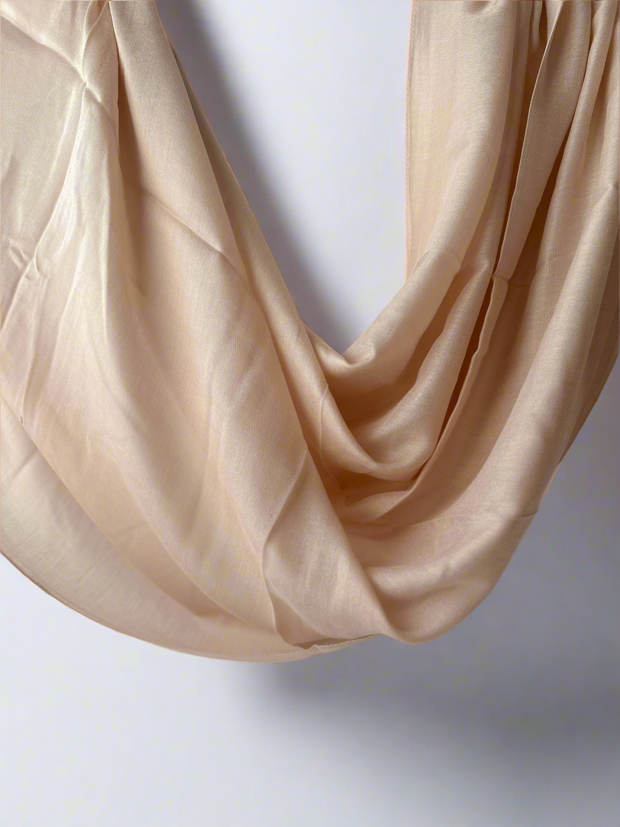 Modal Cotton Hijab in Bone