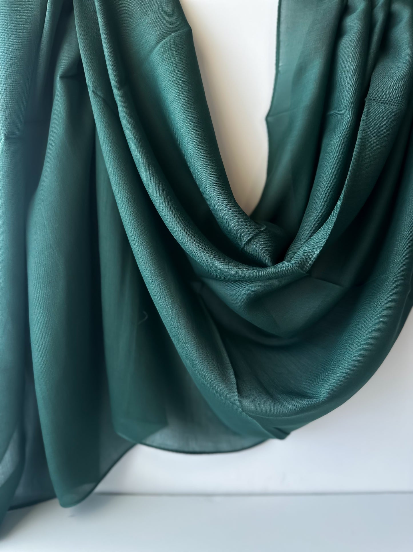 Modal Cotton Hijab in Peacock