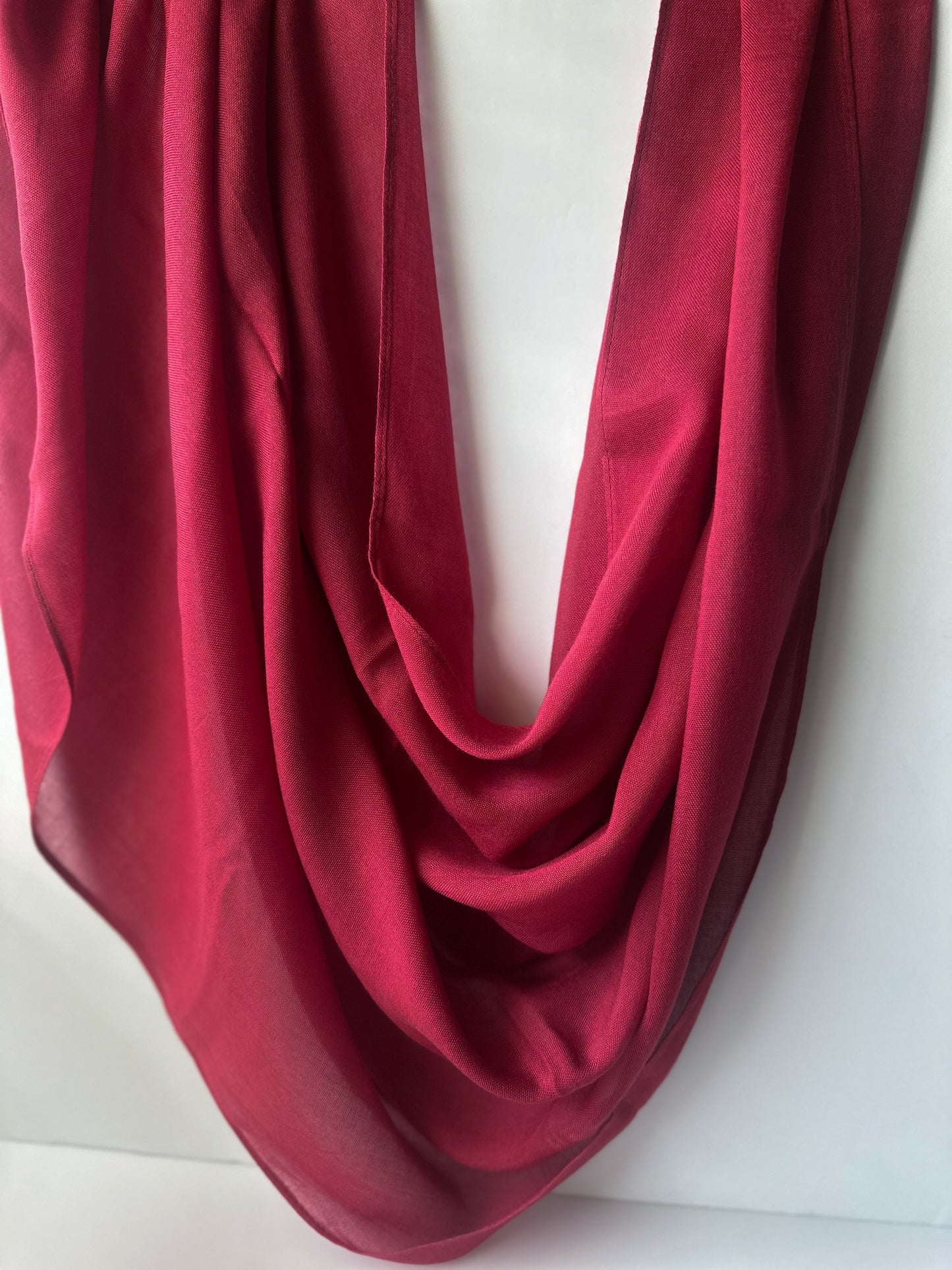 Modal Cotton Hijab in Cherry