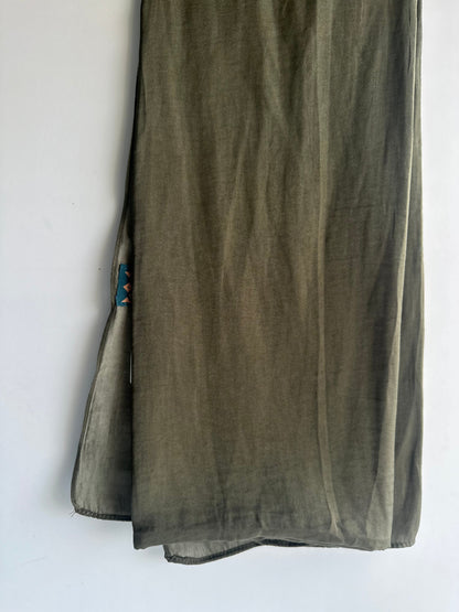Velvet Silk Hijab in Hunter