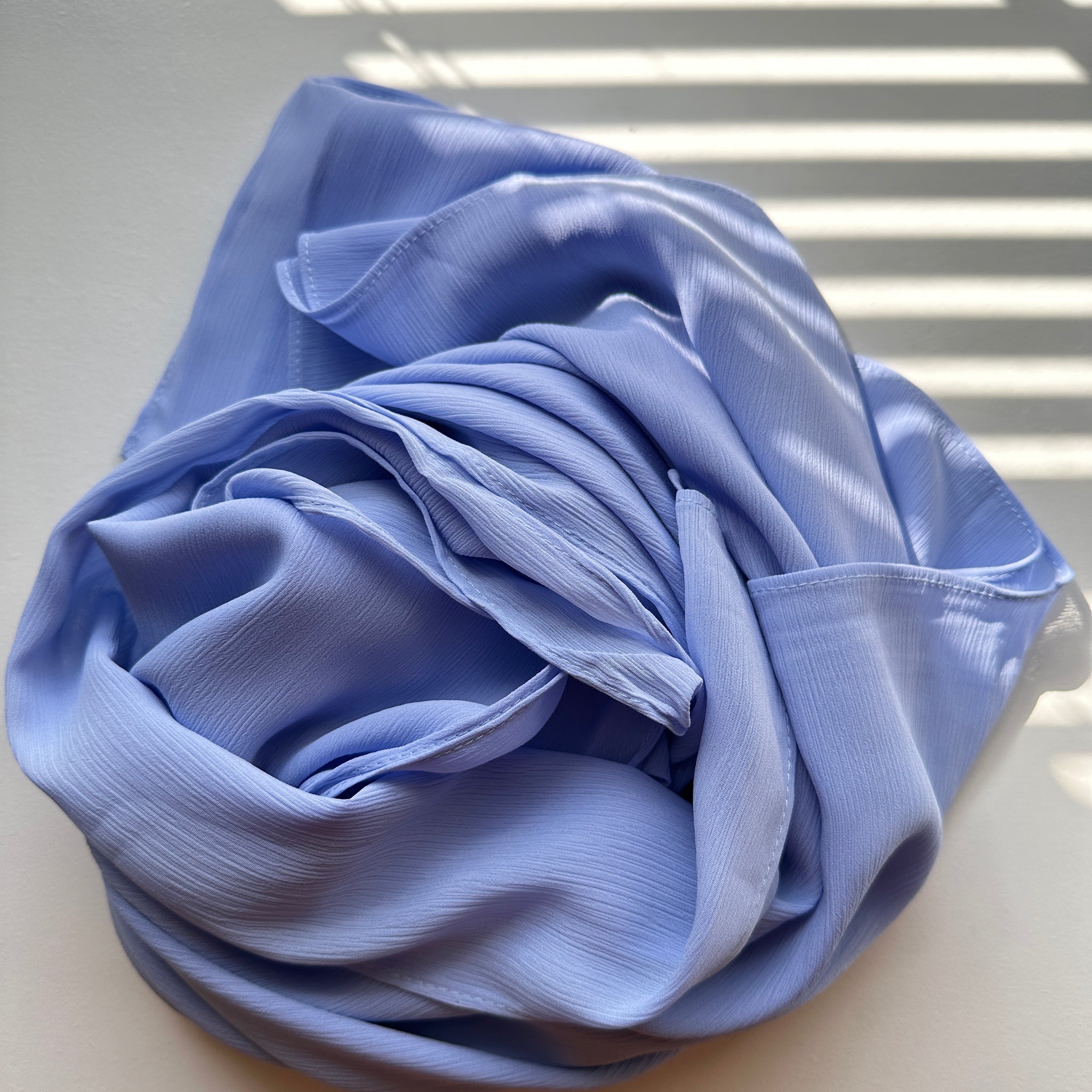 Steel blue / Crinkle Chiffon