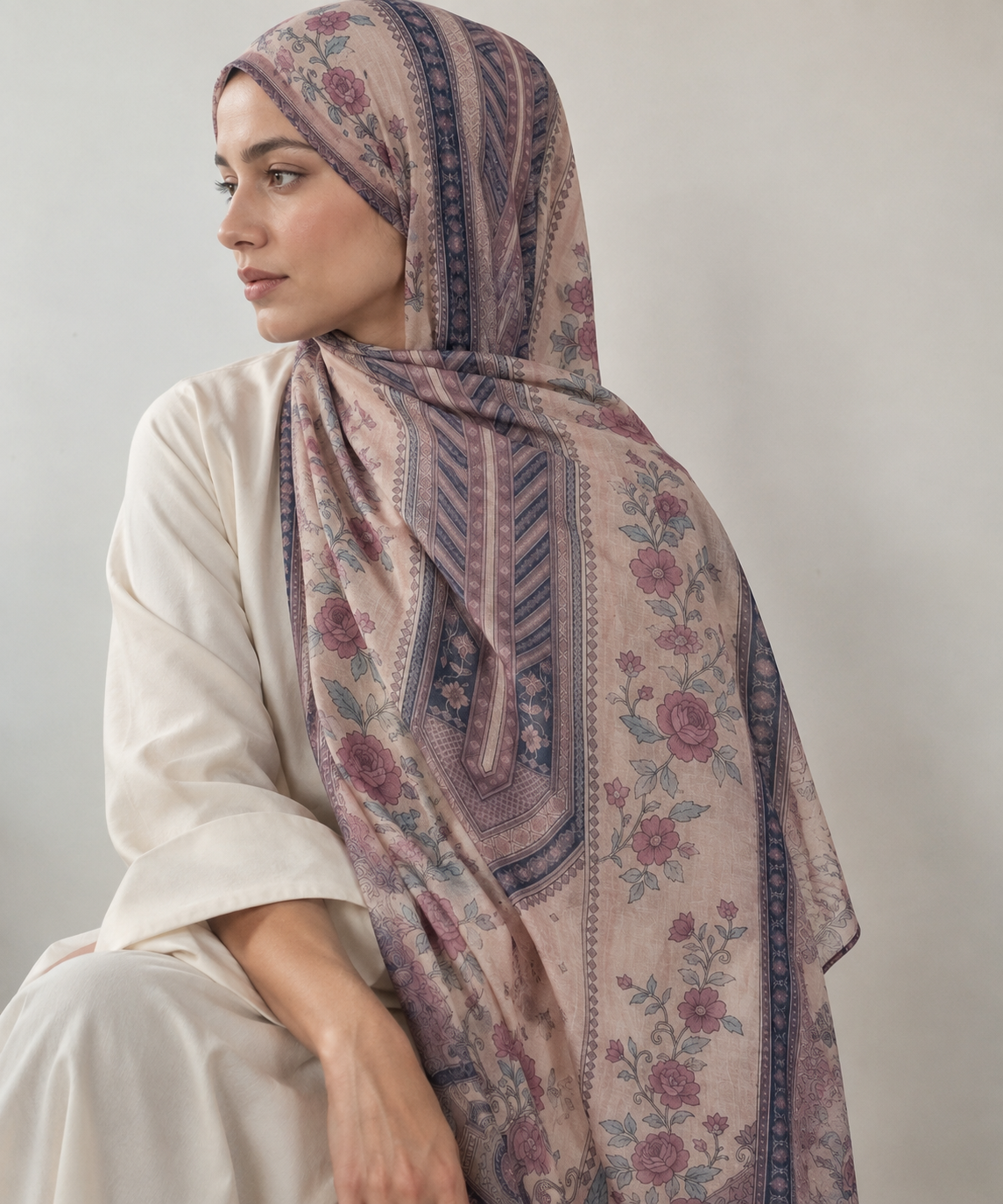 Gulnaz Printed Modal Hijab
