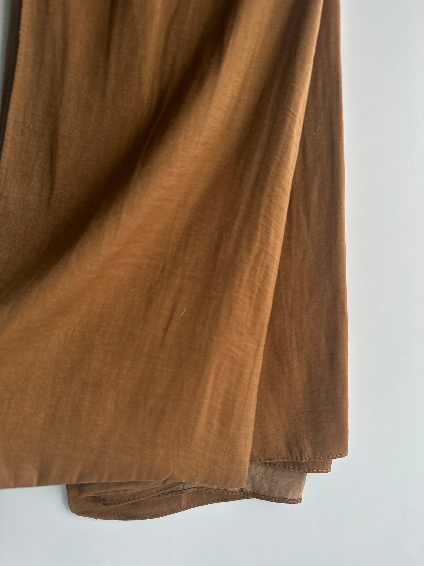 Velvet Silk Hijab in Chocolate