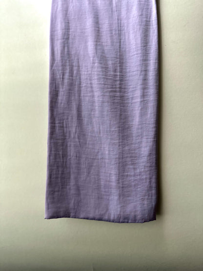Velvet Silk Hijab in Lilac