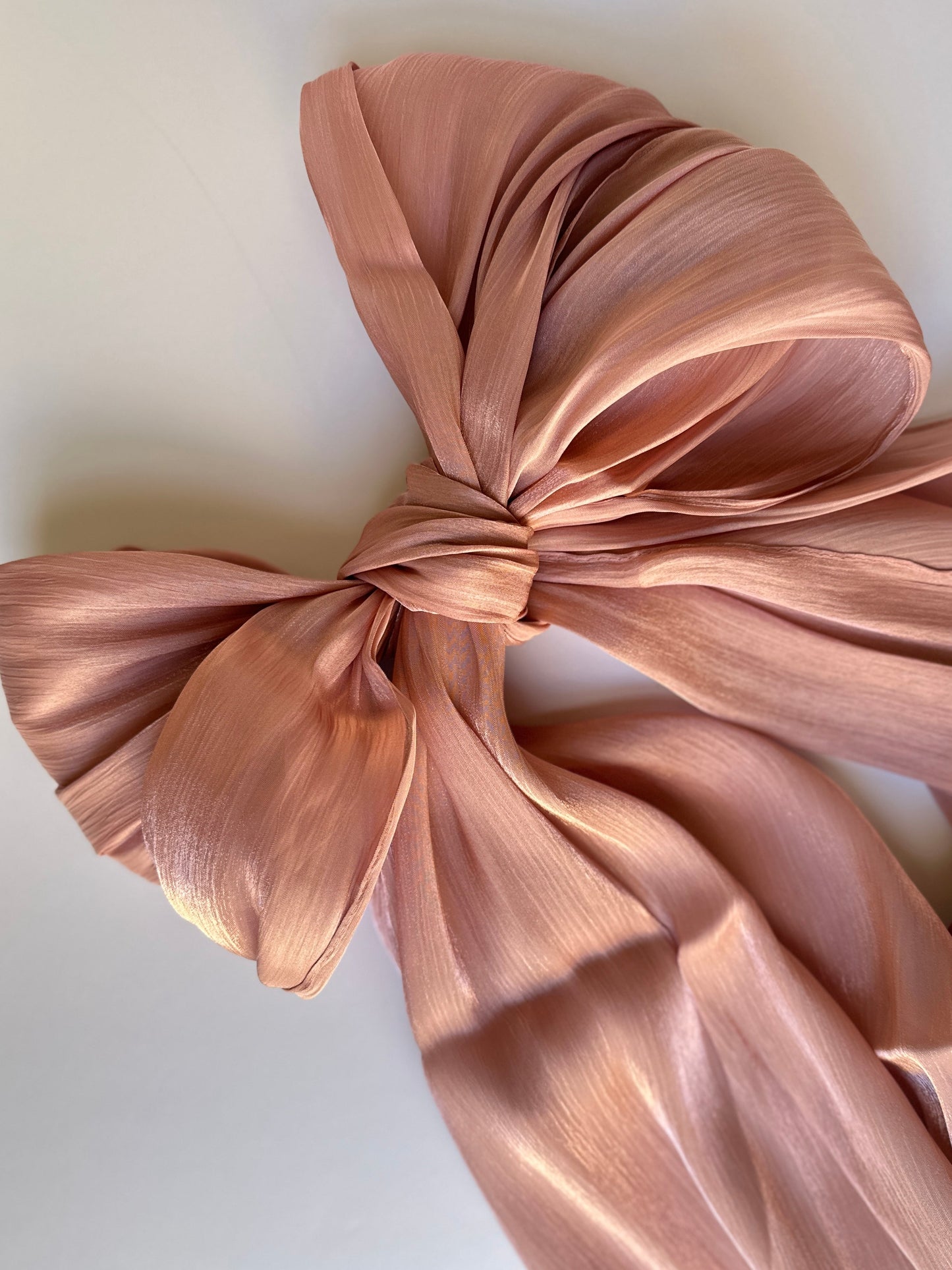 Shimmer Silk Hijab in Blush