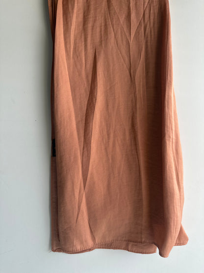 Velvet Silk Hijab in Old Rose