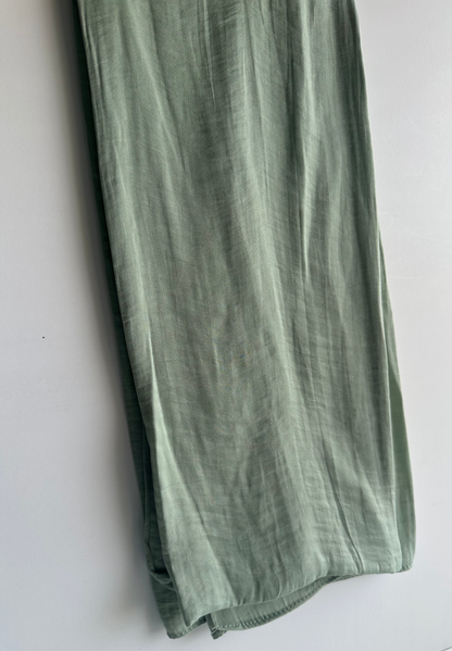Velvet Silk Hijab in Sage