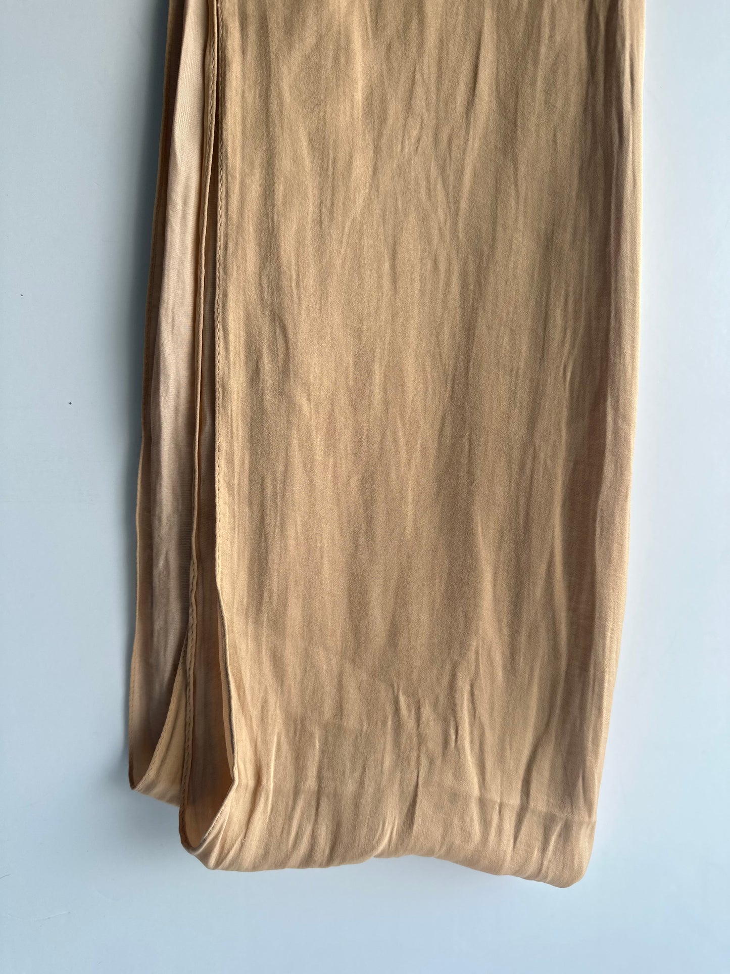Velvet Silk Hijab in Sand