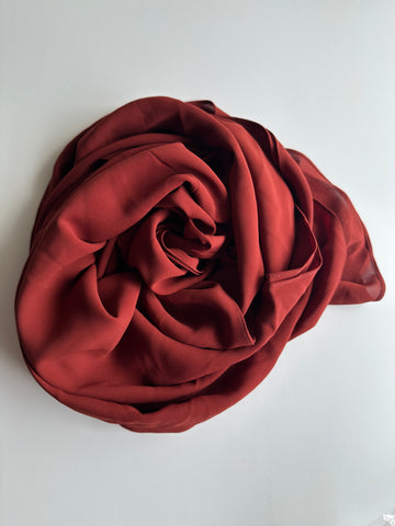 Brick / Korean Chiffon