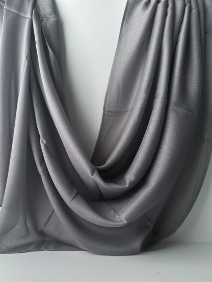 Modal Cotton Hijab in Smoke
