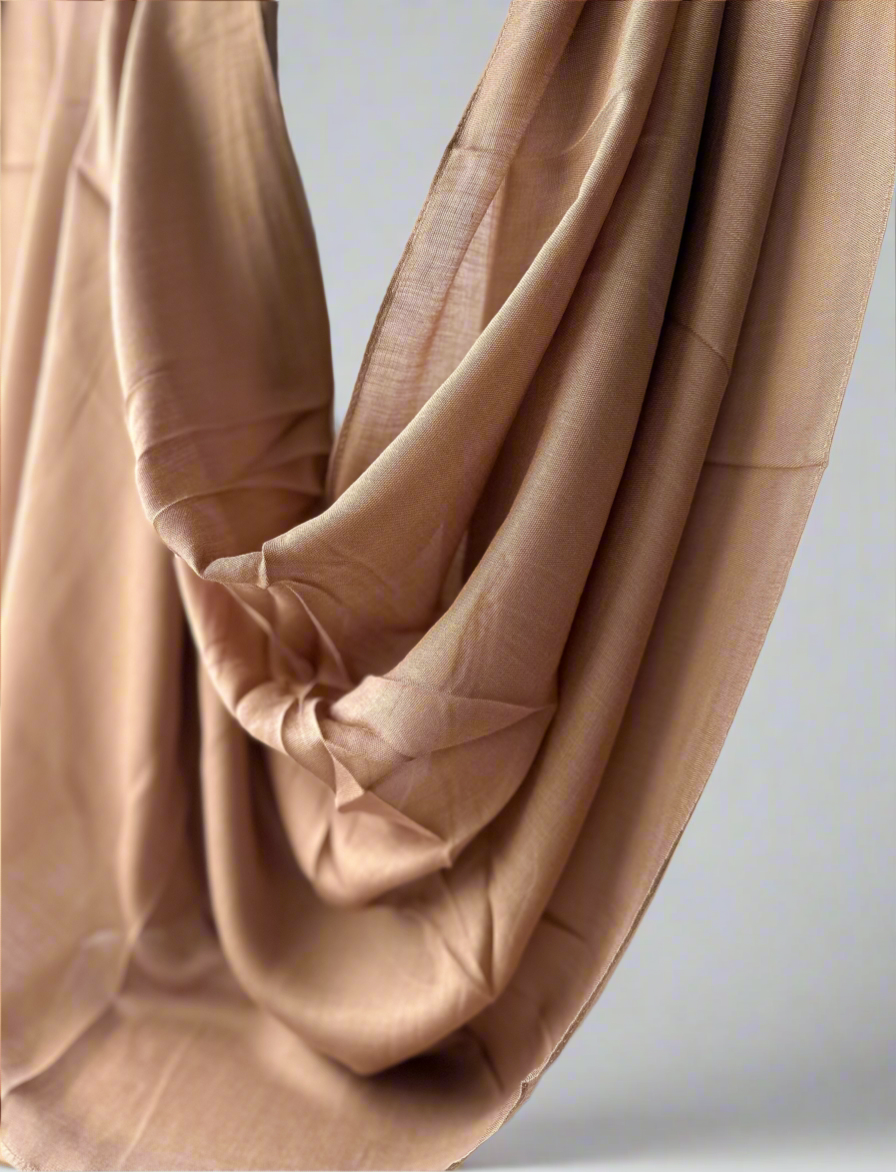 Modal Cotton Hijab in Latte