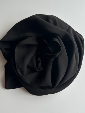 Black / Korean Chiffon