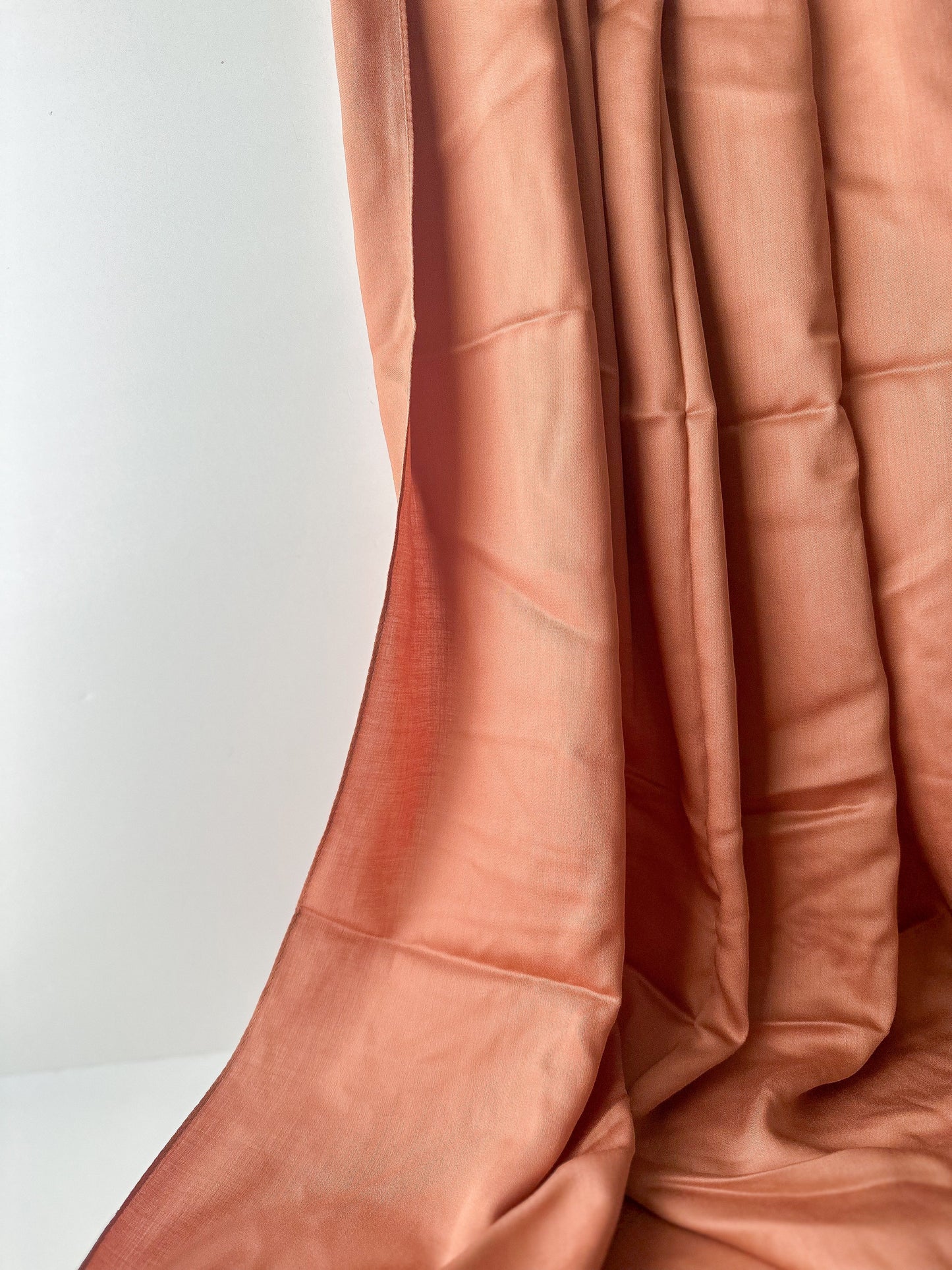 Modal Satin Hijab in Rose Gold