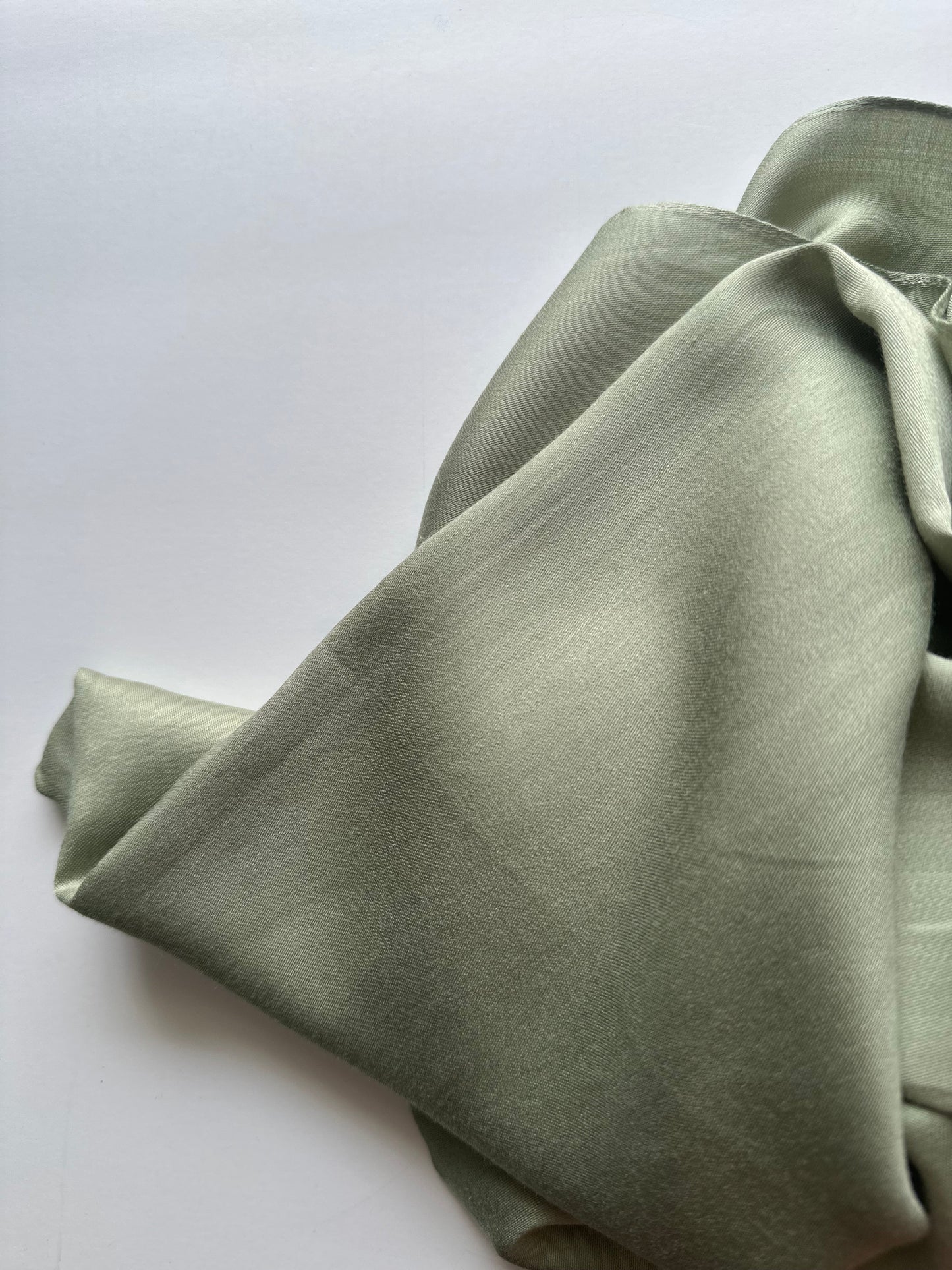 Modal Satin Hijab in Sage