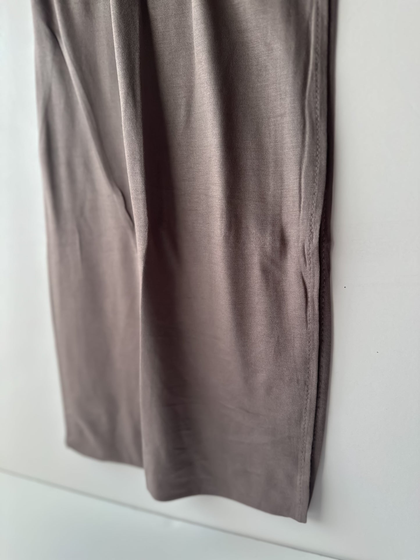 Cotton Jersey Hijab in Charcoal