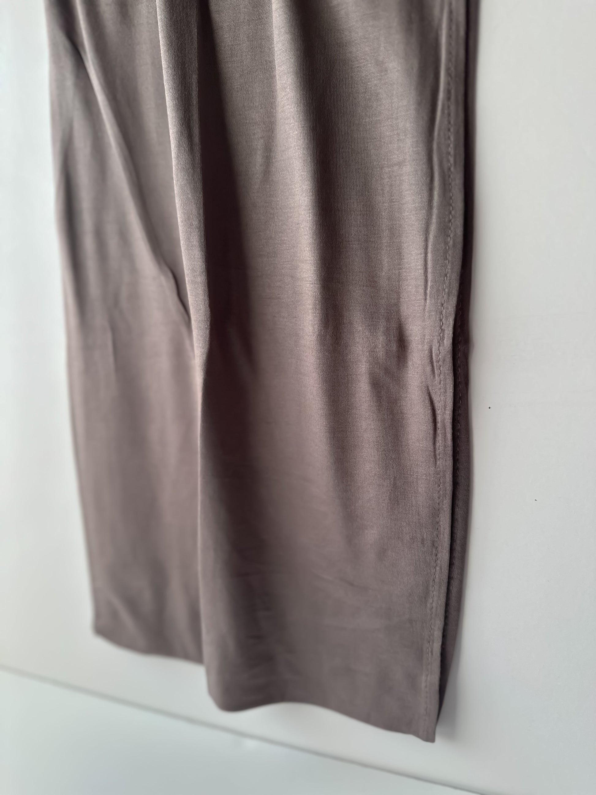 Cotton Jersey Hijab in Charcoal