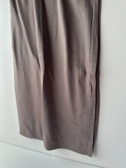 Cotton Jersey Hijab in Charcoal