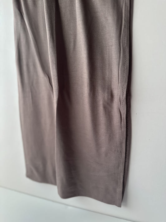 Cotton Jersey Hijab in Charcoal