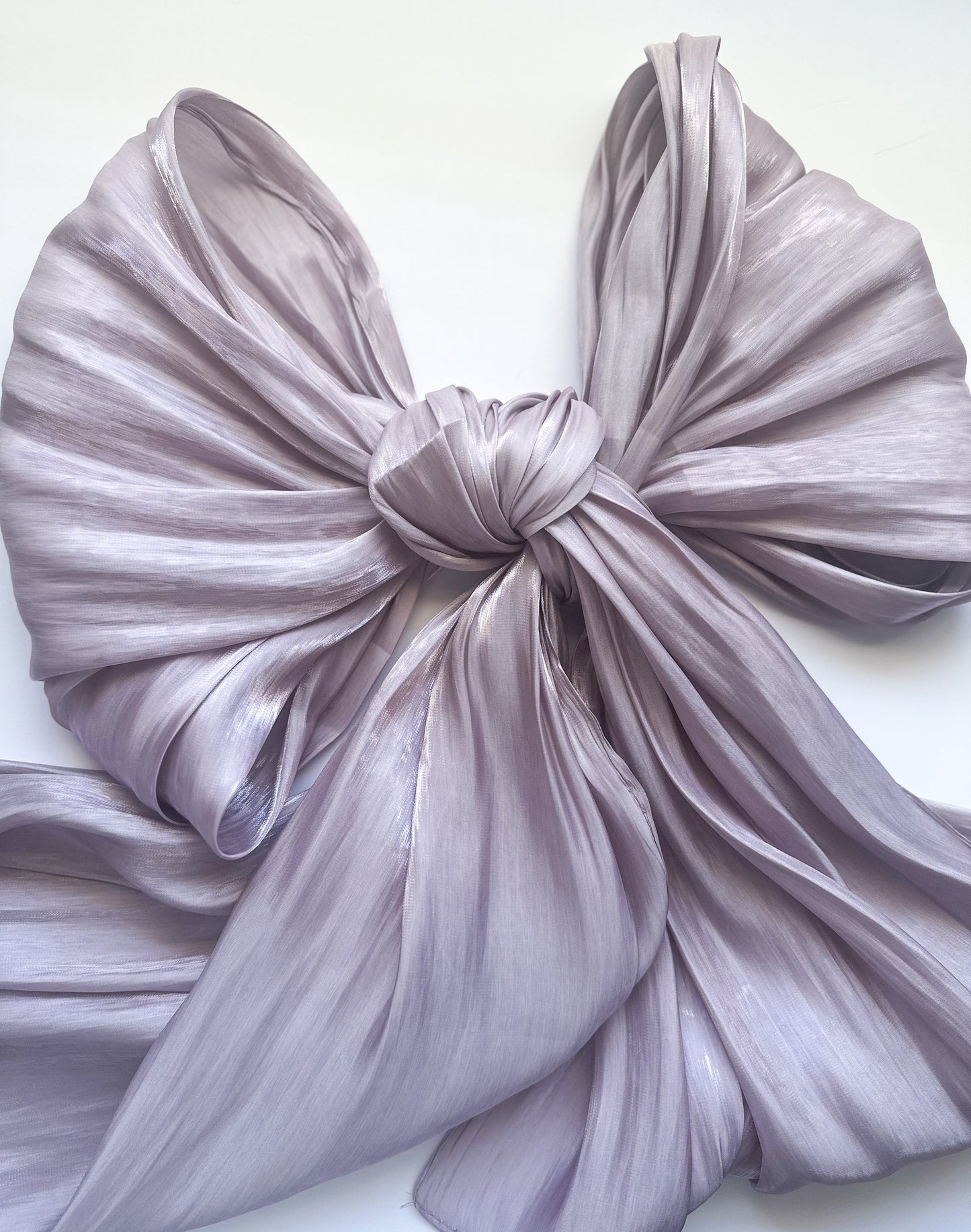 Shimmer Silk Hijab in Mauve