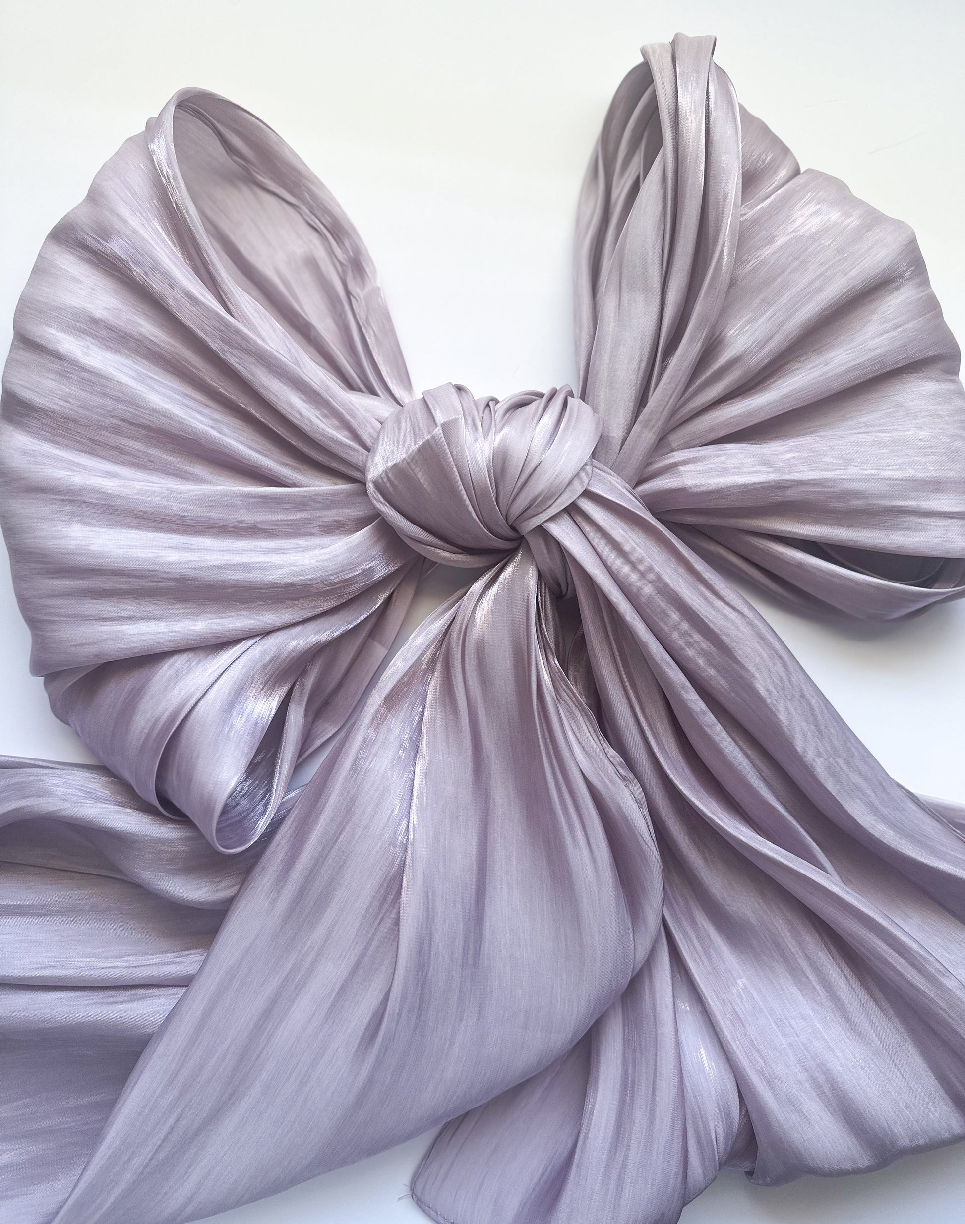 Shimmer Silk Hijab in Mauve