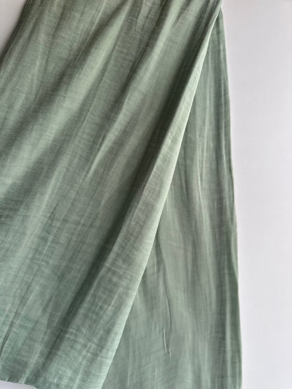 Velvet Silk Hijab in Sage