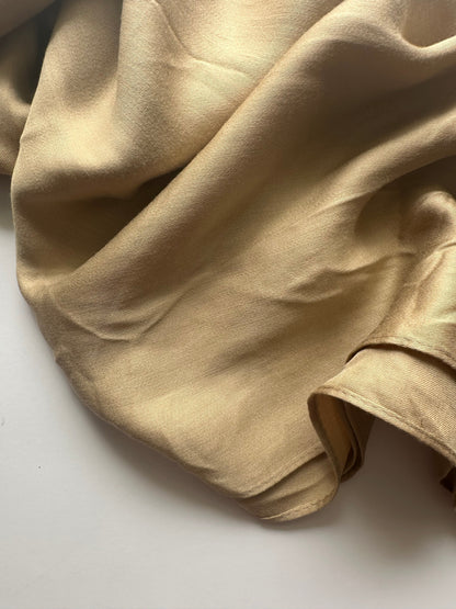 Modal Satin Hijab in Khaki