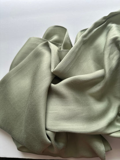 Modal Satin Hijab in Sage