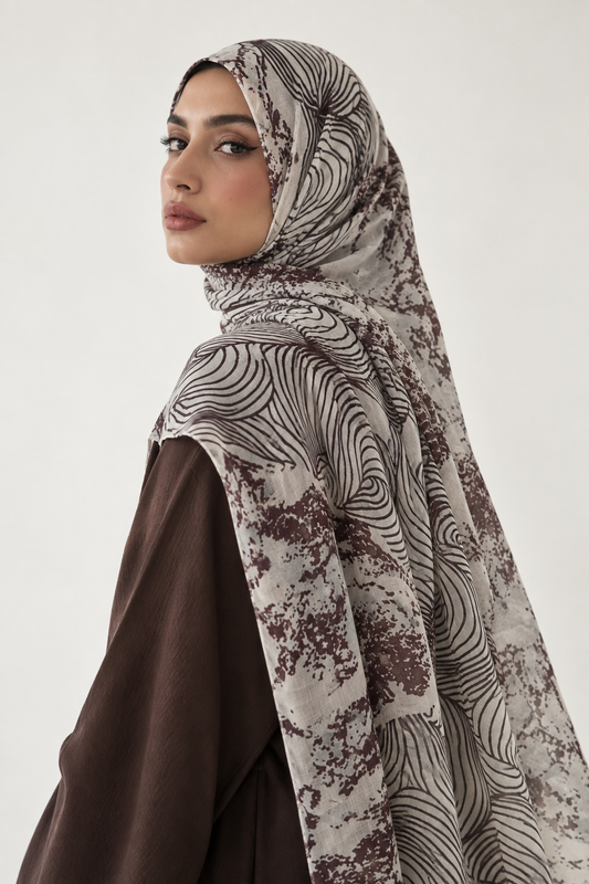 Rimal Printed Modal Hijab