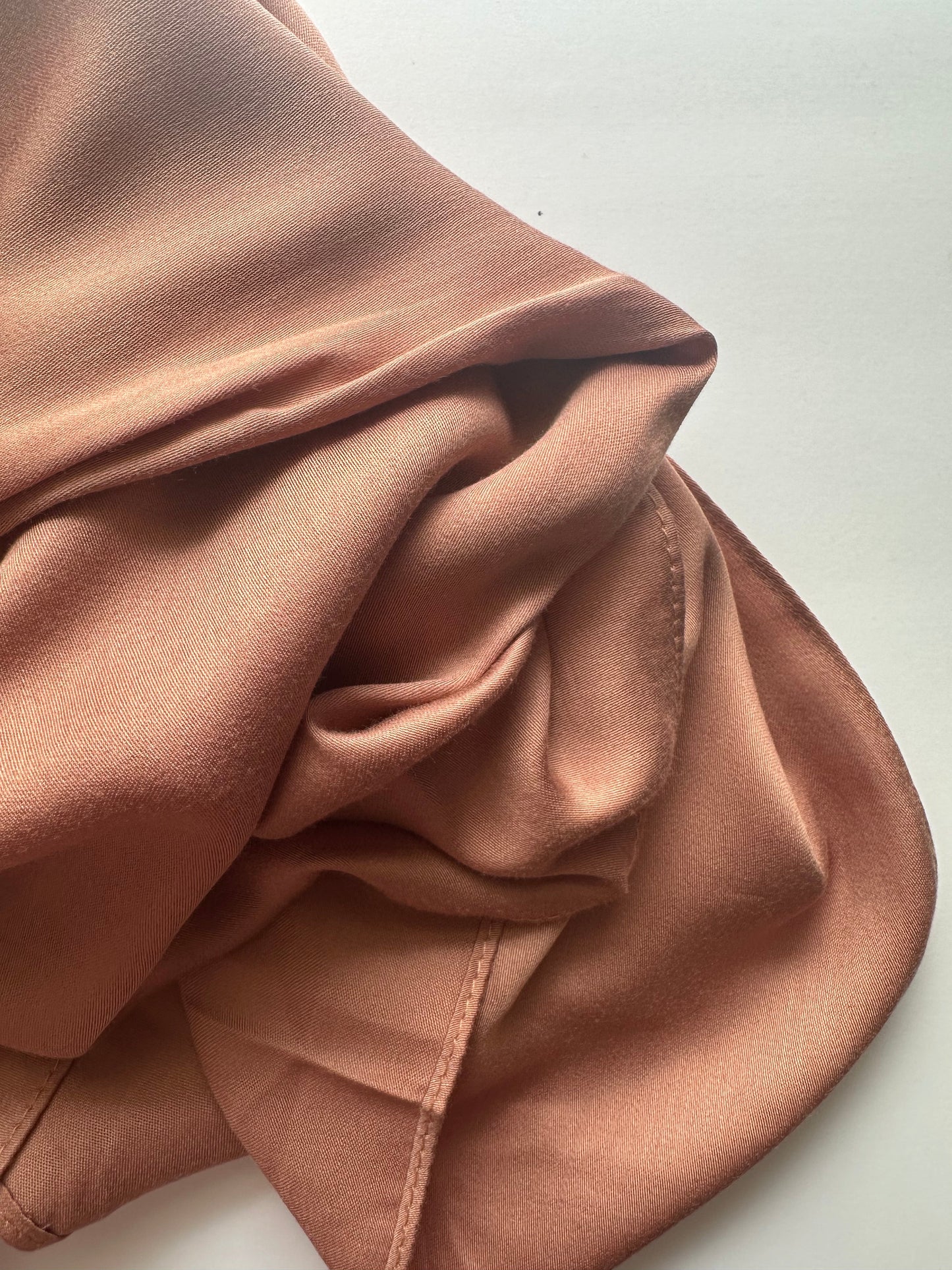 Modal Satin Hijab in Rosewood