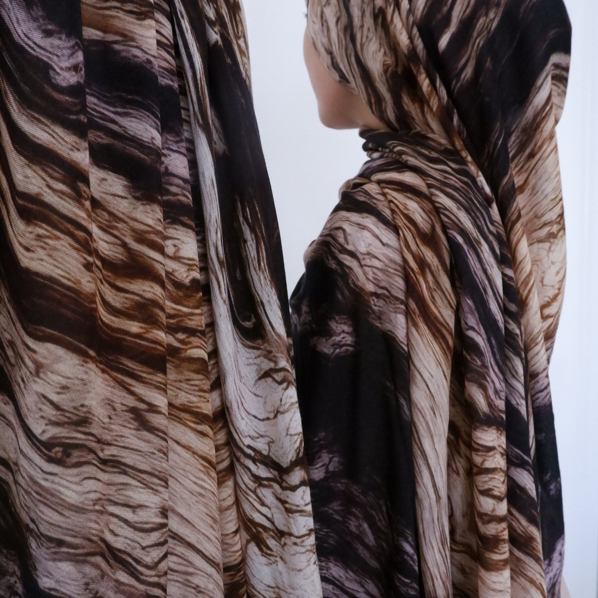 Black Marble / Modal Print