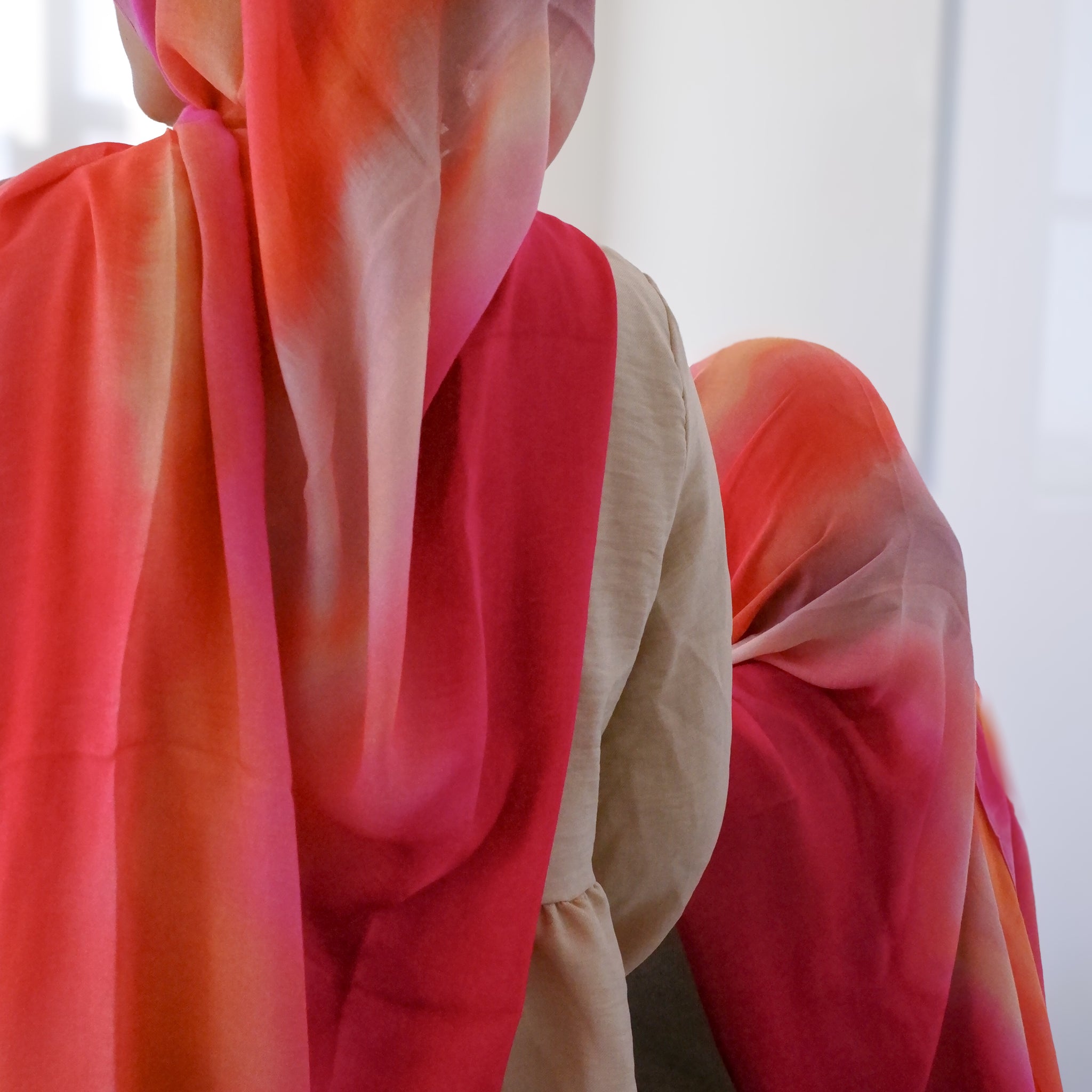 Coral blush / Modal Print