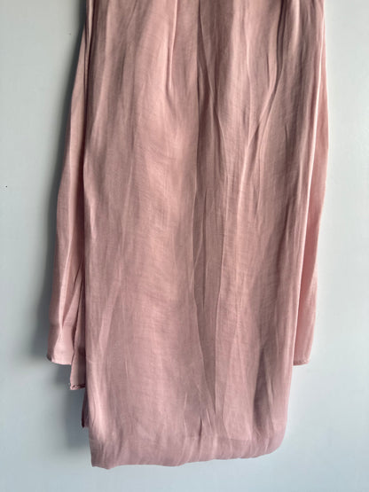 Velvet Silk Hijab in Blush