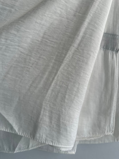 Velvet Silk Hijab in Off White