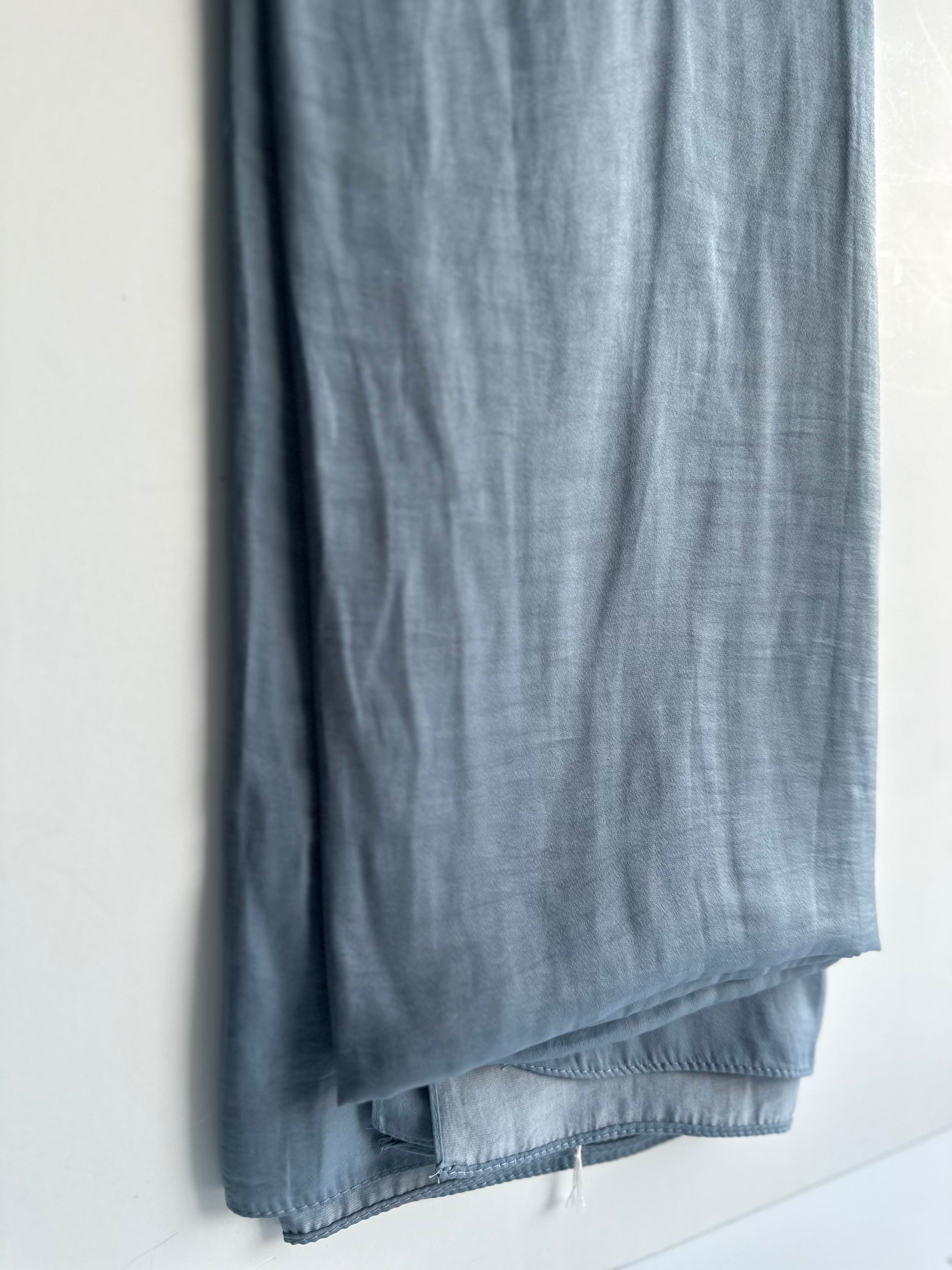 Velvet Silk Hijab in Sky