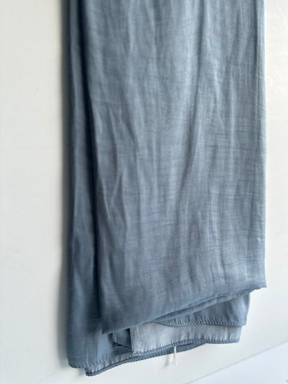 Velvet Silk Hijab in Sky