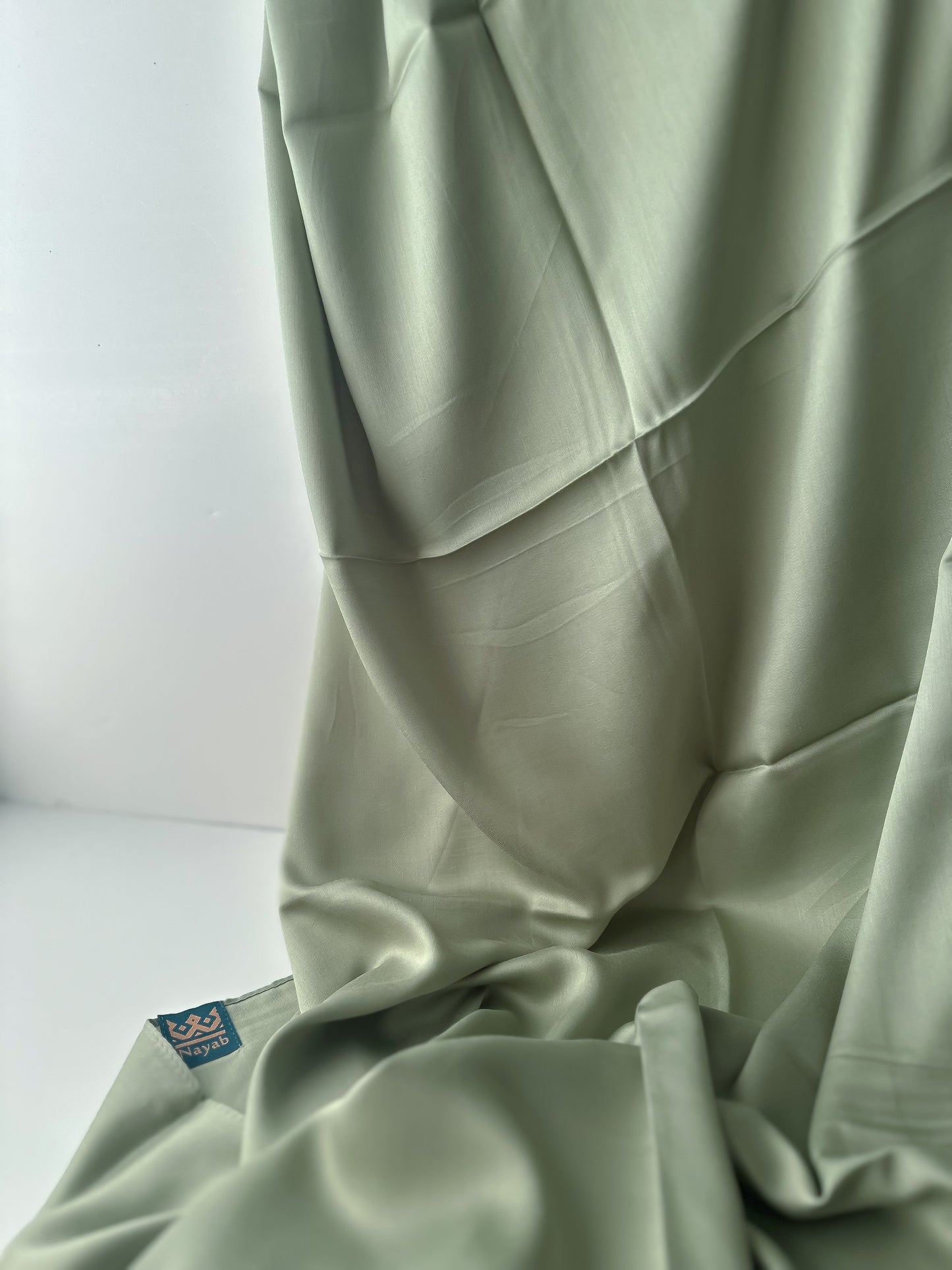 Modal Satin Hijab in Pistachio