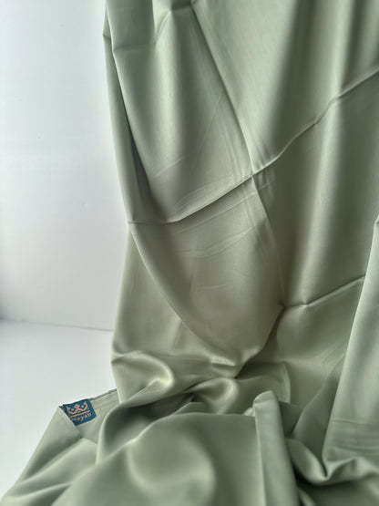 Modal Satin Hijab in Pistachio