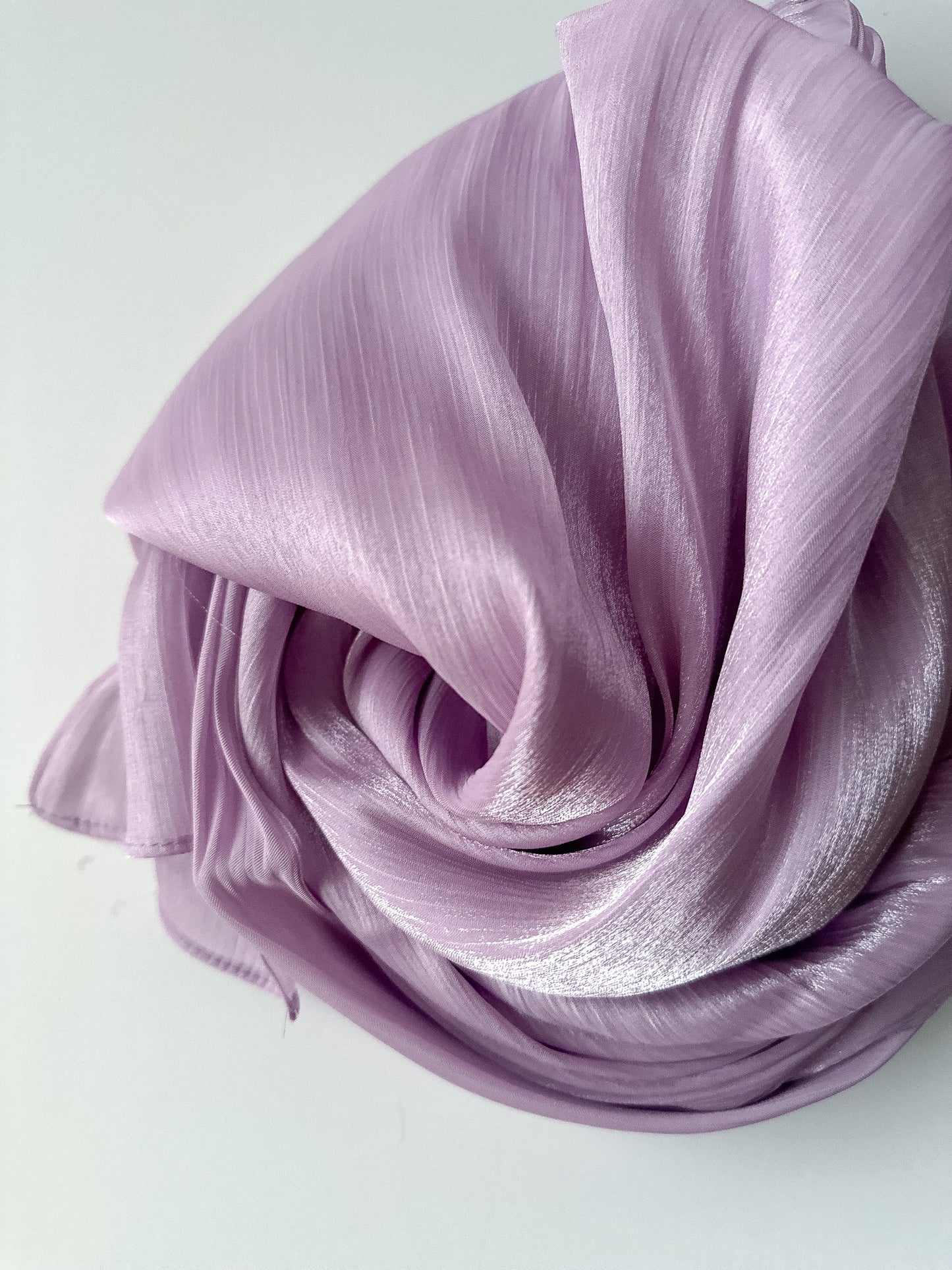 Shimmer Silk Hijab in Periwinkle