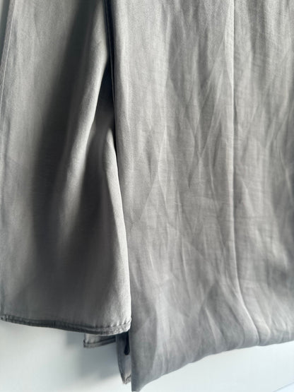 Velvet Silk Hijab in Silver