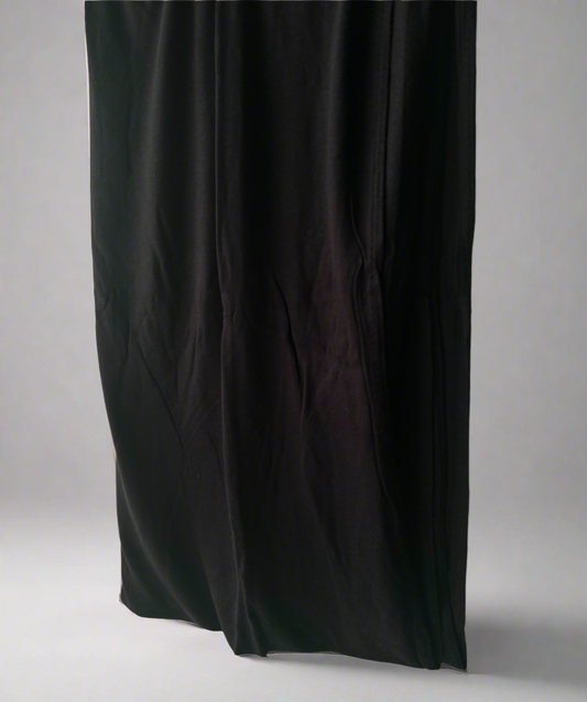 Cotton Jersey Hijab in Black