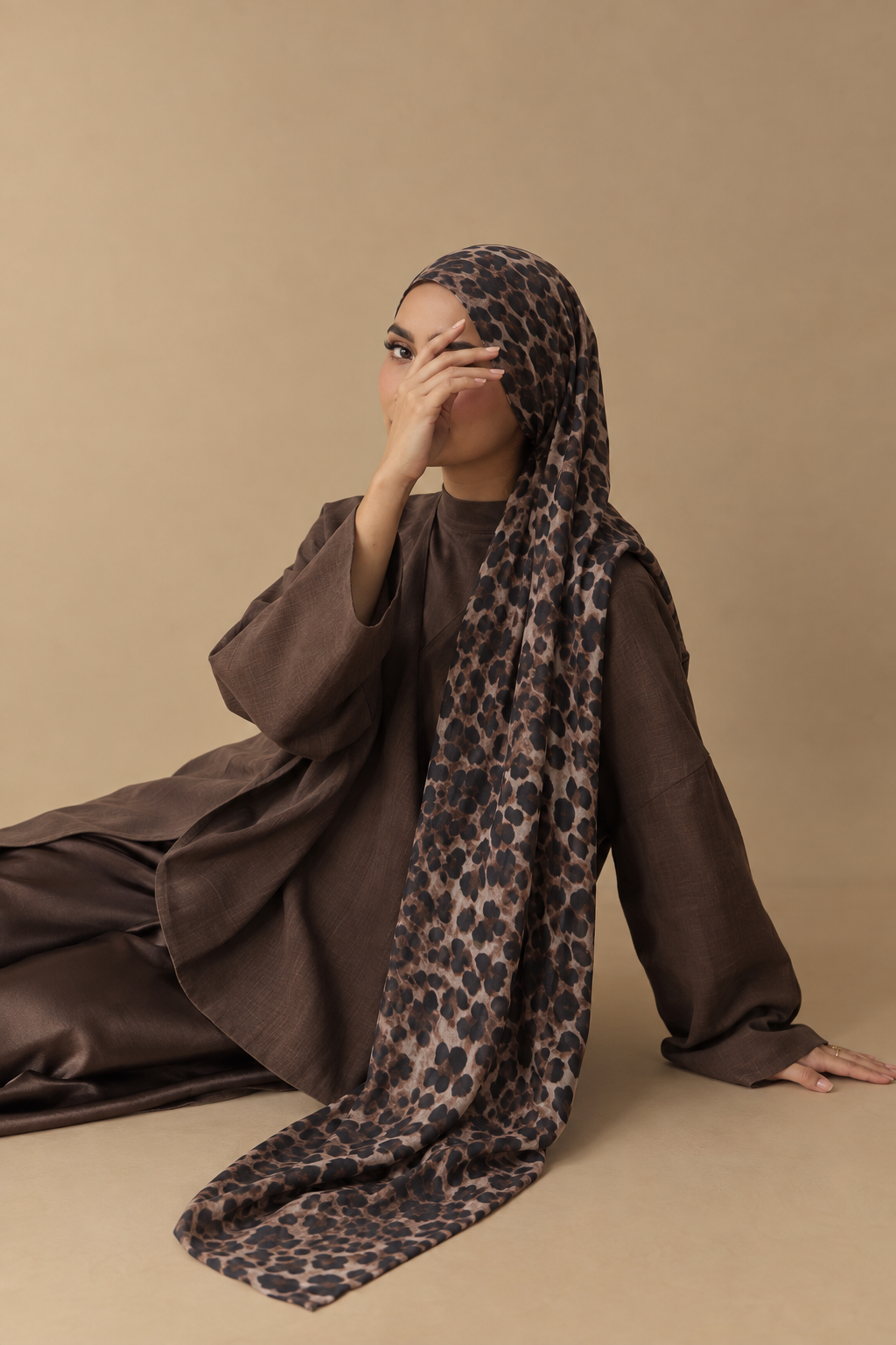 Leopard Printed Modal Hijab
