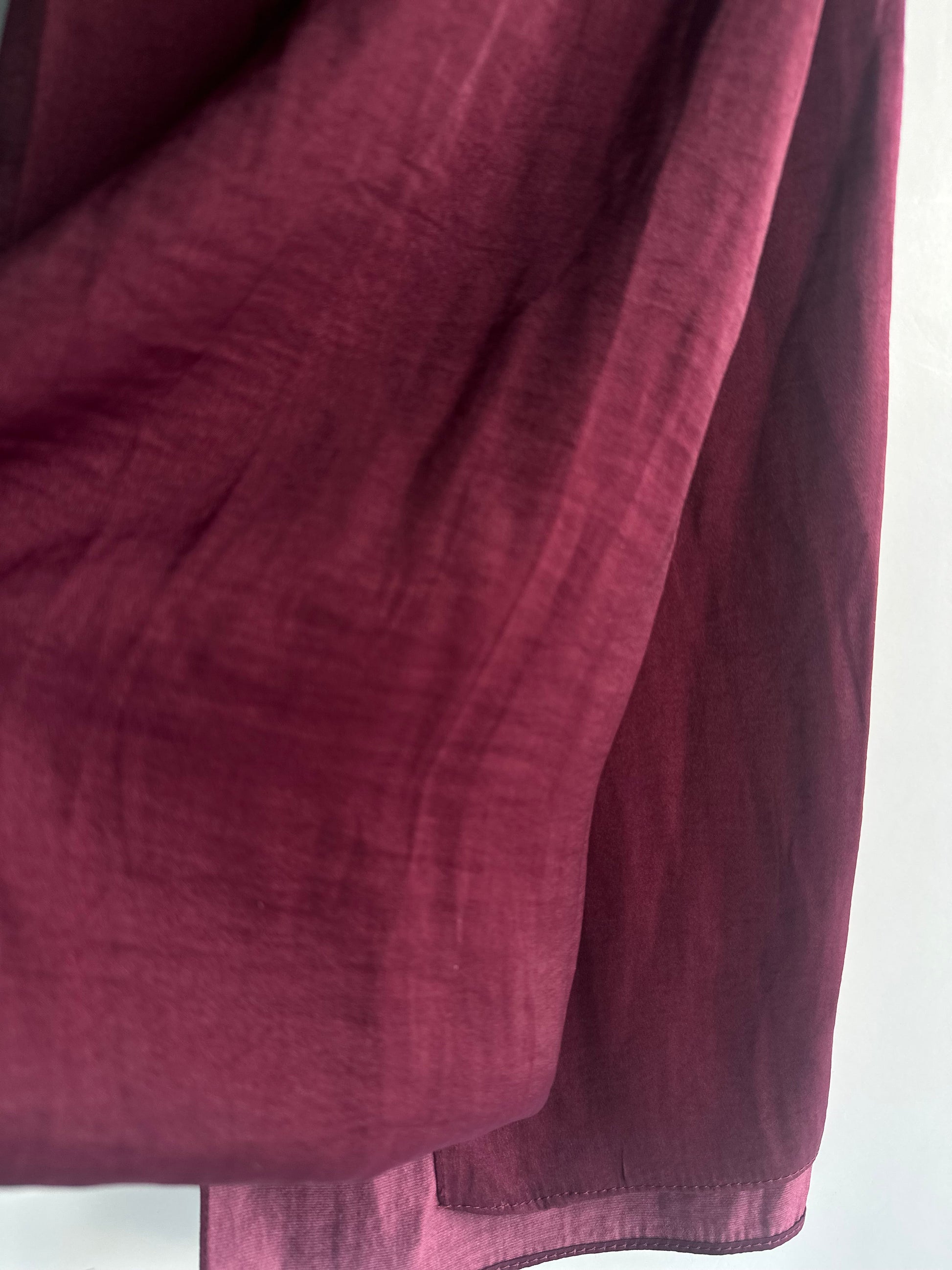 Velvet Silk Hijab in Mahogany