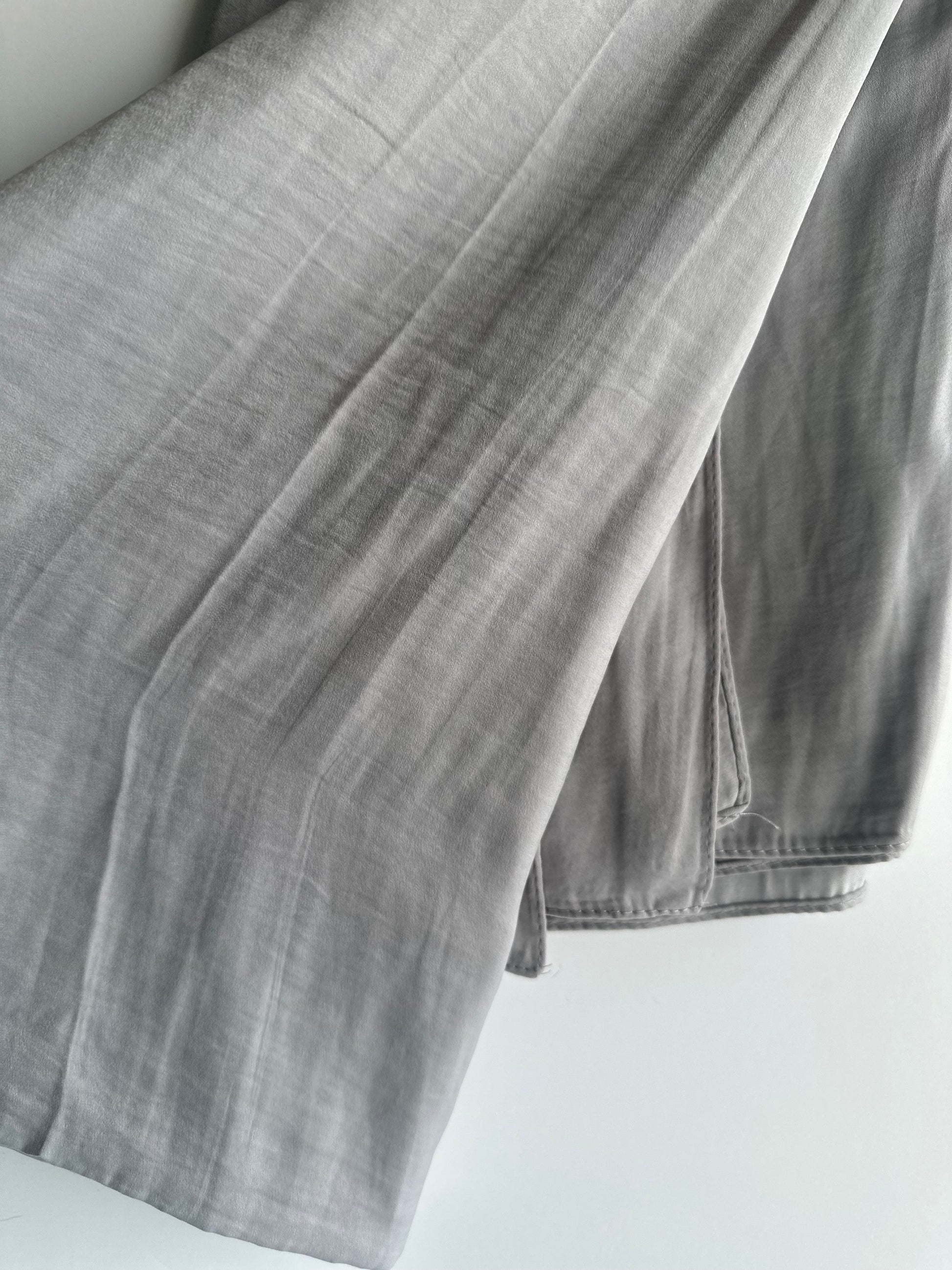 Velvet Silk Hijab in Smoke