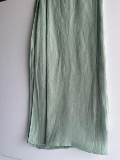 Velvet Silk Hijab in Mint