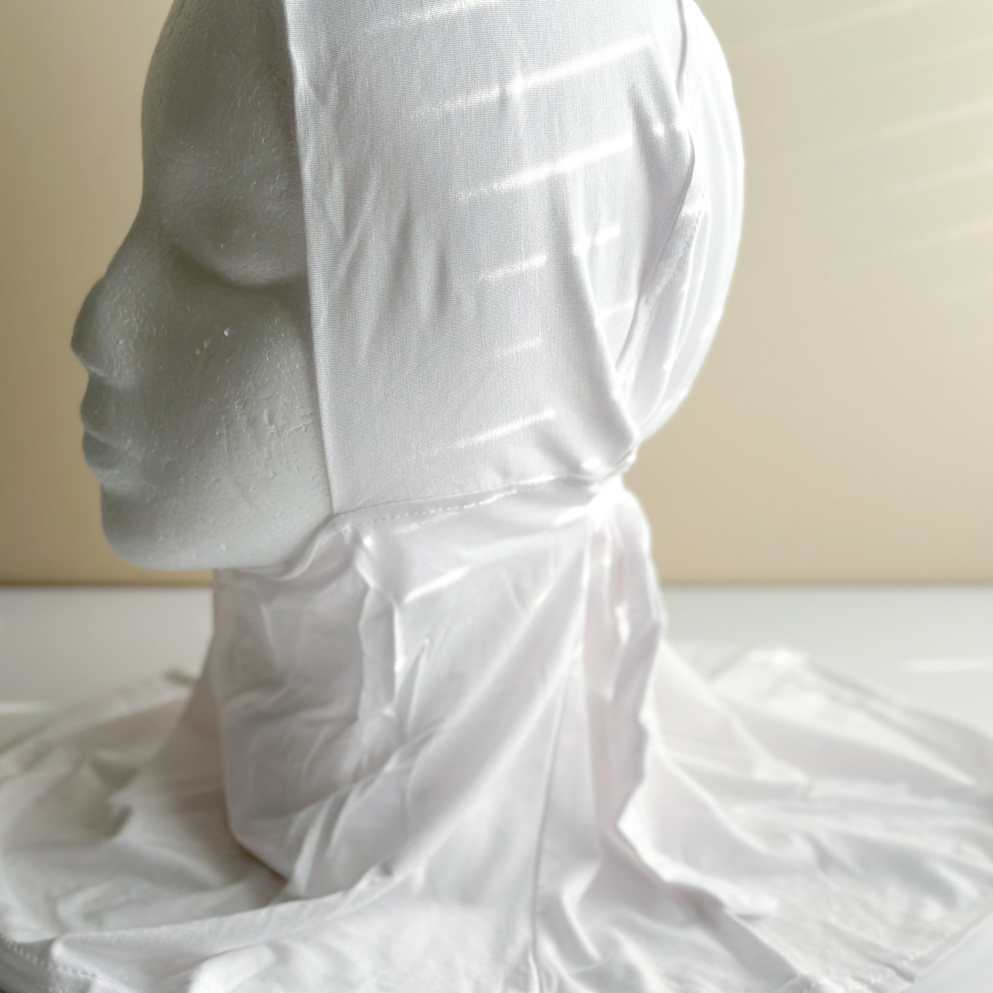 White /Ninja Under Cap