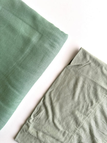 Modal Cotton Matching Set in Pistachio